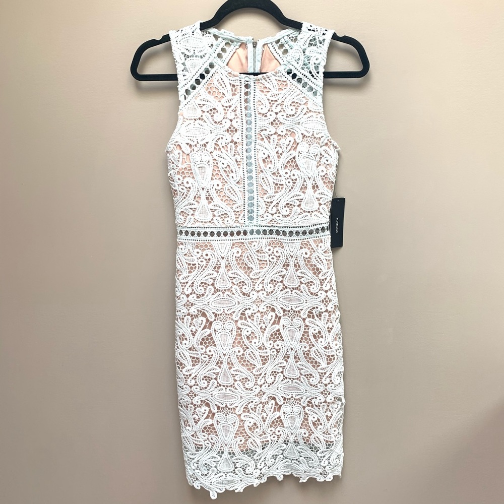 SOLDLulus Dream Life Light Blue Lace Bodycon Dress - Picture 5 of 8